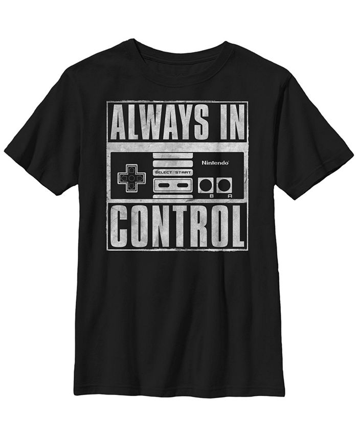 Nintendo Big Boy's Super Nintendo Big Boy's Always In Control Square Short Sleeve T-Shirt Fifth Sun Nintendo Big Boy's Super Nintendo Big Boy's Always In Control Square Short Sleeve T-Shirt -Carter’s Shop