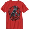 Fifth Sun Marvel Big Boy's Black Panther King Of Wakanda Paw Short Sleeve T-Shirt