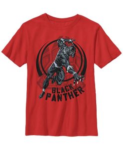 Fifth Sun Marvel Big Boy's Black Panther King Of Wakanda Paw Short Sleeve T-Shirt