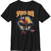 Fifth Sun Marvel Big Boys Spiderverse Spider-Man Golden Hexagon Short Sleeve T-Shirt