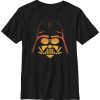 Fifth Sun Ar Wars Big Boy's Darth Vader Pumpkin Carving Halloween Short Sleeve T-Shirt