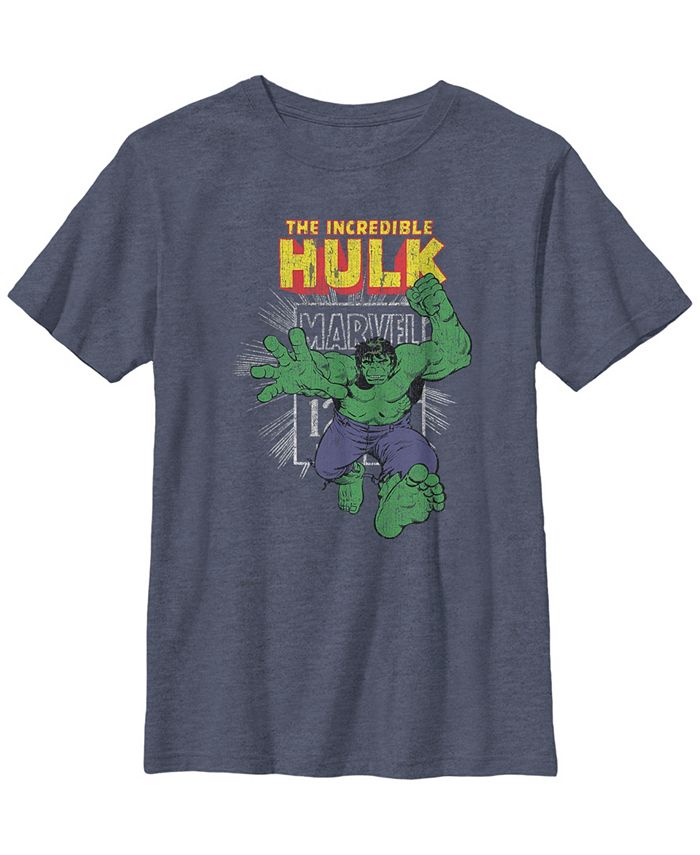 Marvel Big Boy's The Incredible Hulk Retro Comic Book Stamp Logo Short Sleeve T-Shirt Fifth Sun Marvel Big Boy's The Incredible Hulk Retro Comic Book Stamp Logo Short Sleeve T-Shirt -Carter’s Shop
