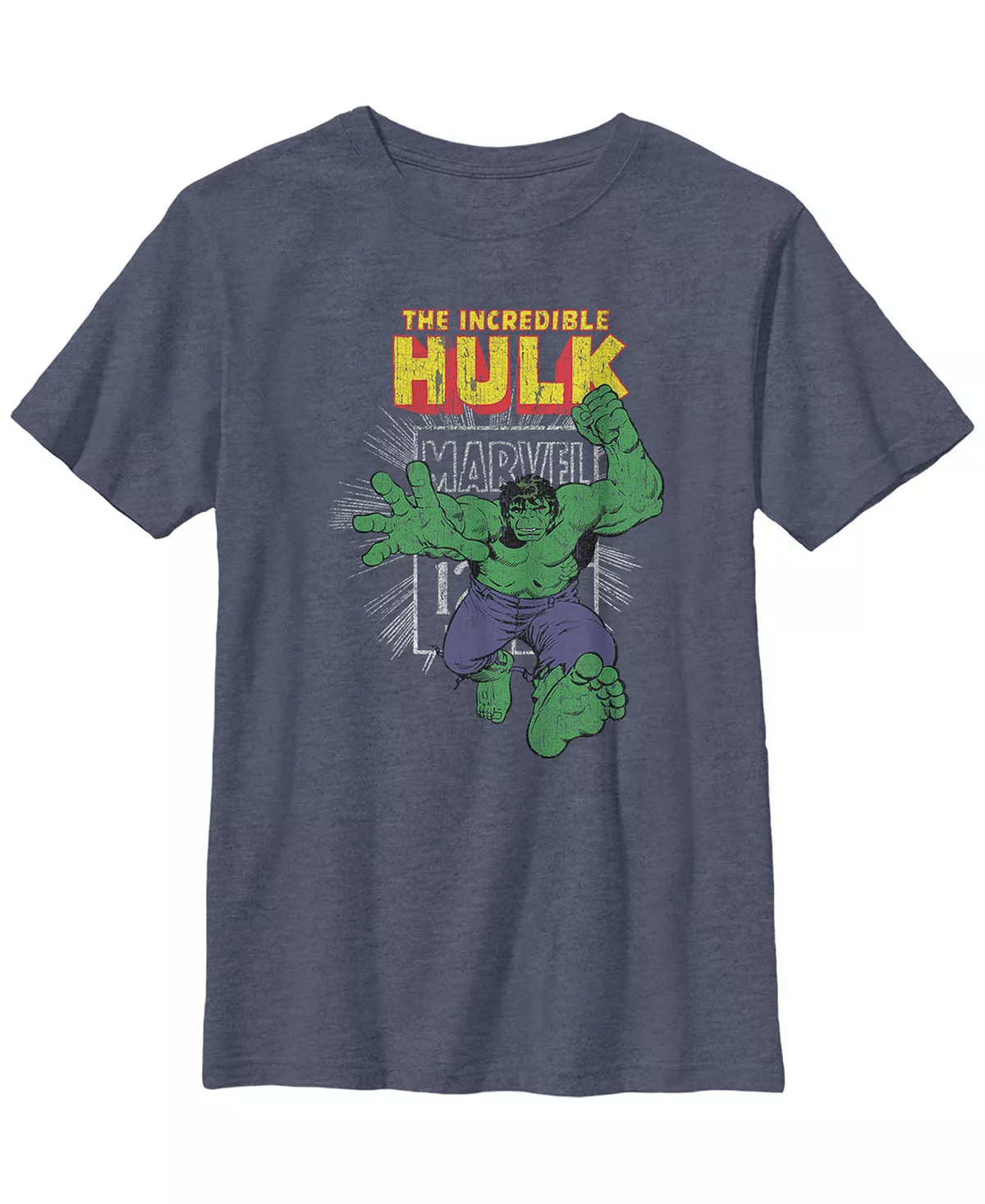 Marvel Big Boy's The Incredible Hulk Retro Comic Book Stamp Logo Short Sleeve T-Shirt Fifth Sun Marvel Big Boy's The Incredible Hulk Retro Comic Book Stamp Logo Short Sleeve T-Shirt -Carter’s Shop