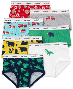 Carter's™ Boys 7-Pk. Cotton Printed Briefs