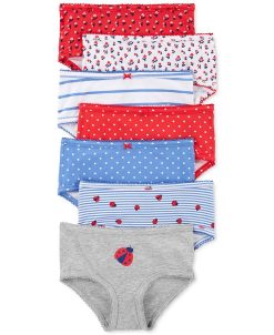 Carter’s Shop 5 Carter's™ Little & Big Girls 7-Pk. Ladybug Underwear
