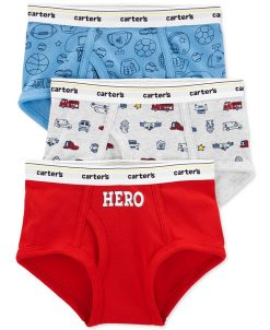 Carter's™ Boys 3-Pk. Cotton Printed Briefs