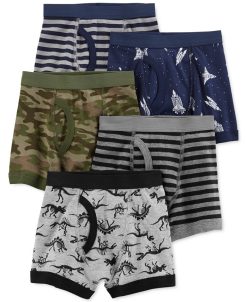 Carter's™ Little & Big Boys 5-Pack Cotton Boxer Briefs
