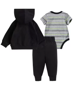 Nike Baby Boys Just Do It Striped Full-Zip Hoodie, Pants And Bodysuit, 3 Piece Set 7 Nike Baby Boys Just Do It Striped Full-Zip Hoodie, Pants And Bodysuit, 3 Piece Set -Carter’s Shop 17649610 fpx