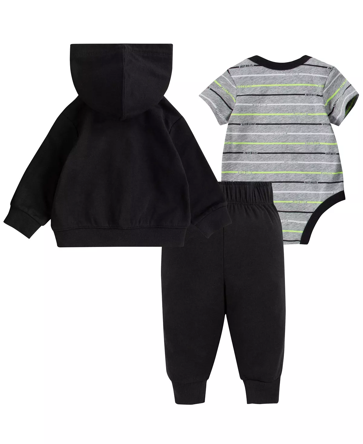 Baby Boys Just Do It Striped Full-Zip Hoodie, Pants And Bodysuit, 3 Piece Set Nike Baby Boys Just Do It Striped Full-Zip Hoodie, Pants And Bodysuit, 3 Piece Set -Carter’s Shop