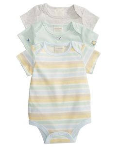 First Impressions Baby Boys 3-Pk. Layette Bodysuits, Created For Macy's