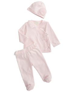 First Impressions Baby Girls Take Me Home 3 Piece Set, Created For Macy's