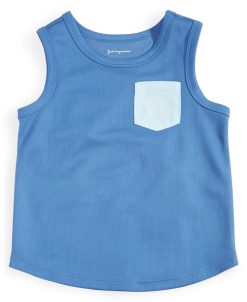 First Impressions Toddler Boys Colorblock Faux Pocket Tank, Created For Macy's