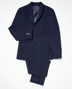 Michael Kors Big Boys Navy Skinny Sport Coat And Pants