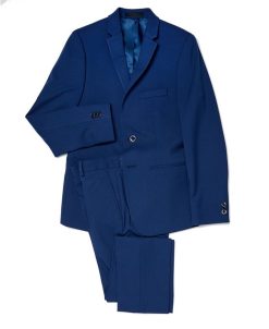 Michael Kors Big Boys Blue Skinny Sport Coat And Pants