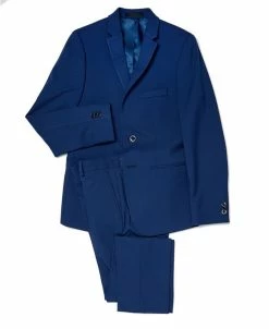 Michael Kors Big Boys Blue Skinny Sport Coat And Pants