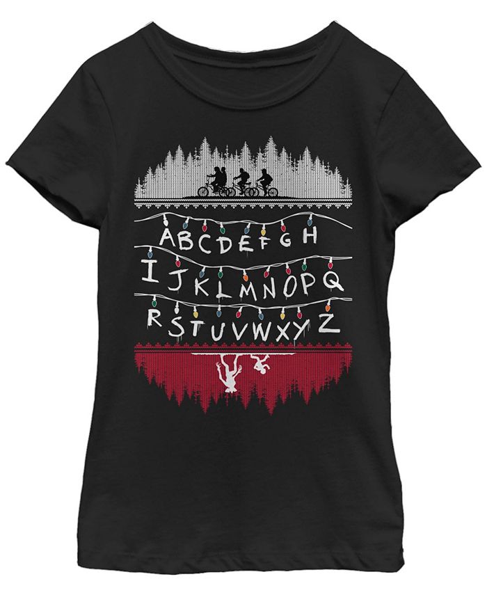 Big Girls Stranger Things Alphabet Lights T-shirt Fifth Sun Big Girls Stranger Things Alphabet Lights T-shirt -Carter’s Shop