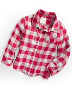First Impressions Baby Boys Buffalo Check Flannel Shirt, Created For Macy's