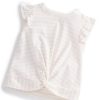 First Impressions Baby Girls Striped Twisted Shirt, Created For Macy's