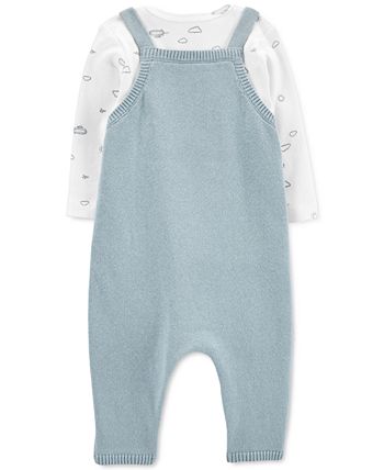 Baby Boys Long Sleeved Top And Coverall With Bear Pocket 2 Piece Set Carter's™ Baby Boys Long Sleeved Top And Coverall With Bear Pocket 2 Piece Set -Carter’s Shop