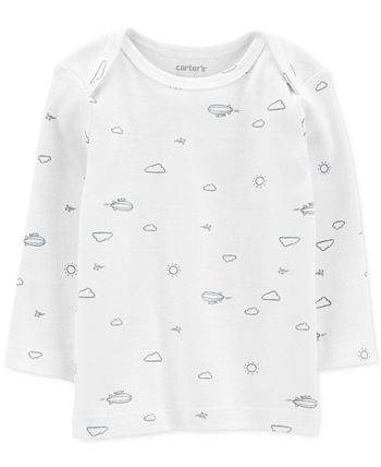 Baby Boys Long Sleeved Top And Coverall With Bear Pocket 2 Piece Set Carter's™ Baby Boys Long Sleeved Top And Coverall With Bear Pocket 2 Piece Set -Carter’s Shop