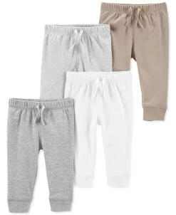Carter's™ Baby Boys Or Baby Girls Cotton Pants, Pack Of 4