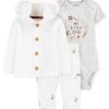 Carter's™ Baby Boys Or Baby Girls Cardigan, Bodysuit And Pant, 3 Piece Set