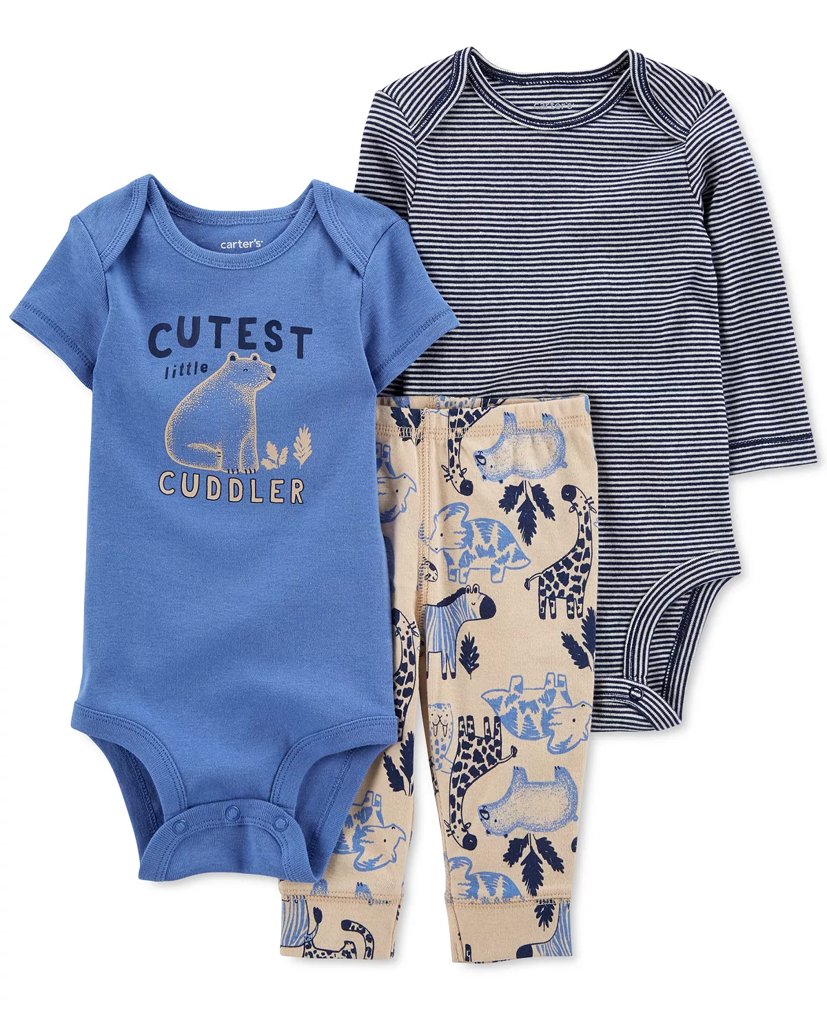 Baby Boys Cutest Cuddler Bodysuits And Pants, 3 Piece Set Carter's™ Baby Boys Cutest Cuddler Bodysuits And Pants, 3 Piece Set -Carter’s Shop