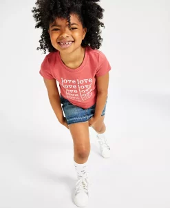 Epic Threads Oddler & Little Girls Love Graphic T-Shirt, Created For Macy's -Carter’s Shop 21761375 fpx