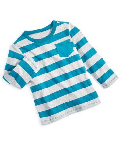 First Impressions Baby Boys Rugby Stripe T-Shirt, Created For Macy's
