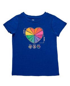 Epic Threads Little Girls Rainbow Heart Graphic T-shirt, Created For Macy's