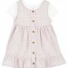 Carter's™ Baby Girls Gingham Bodysuit And Dress Set, 2 Piece