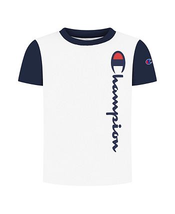 Baby Boys Color Blocked Signature T-shirt And Fleece Pants, 2 Piece Set Champion Baby Boys Color Blocked Signature T-shirt And Fleece Pants, 2 Piece Set -Carter’s Shop