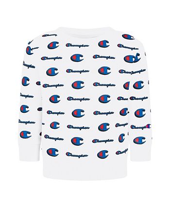 Baby Boys All Over Print Fleece Crew Fleece, 2 Piece Set Champion Baby Boys All Over Print Fleece Crew Fleece, 2 Piece Set -Carter’s Shop