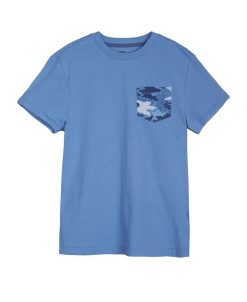 Epic Threads Big Boys Short Sleeves Camo Pocket T-shirt, Created For Macy's