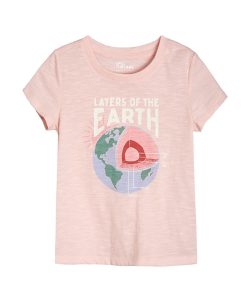 Epic Threads Little Girls Earth Graphic T-shirt, Created For Macy's