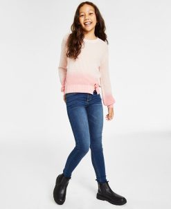 Epic Threads Girls Ombre Sweater And Denim Jeans, Created For Macy's