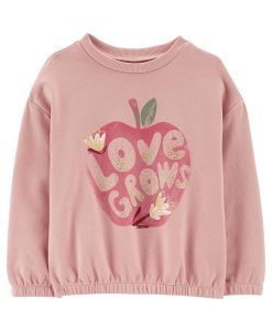 Carter's™ Toddler Girls Love Grows Long Sleeves Top
