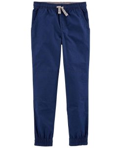 Carter's™ Little Boys Pull-On Drawstring Poplin Pants