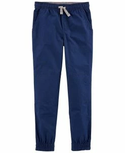 Carter's™ Little Boys Pull-On Drawstring Poplin Pants