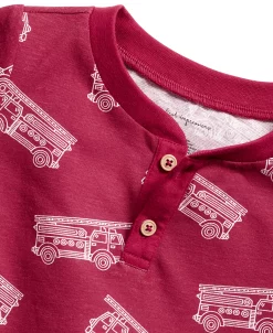 First Impressions Baby Boys Fire Truck Henley T Shirt, Created For Macy's -Carter’s Shop 22478055 fpx 1