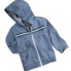 First Impressions Baby Boys Sporty Tape Zip Up Hoodie, Created For Macy's