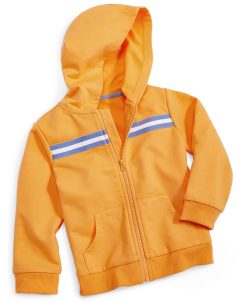 First Impressions Toddler Boys Sporty Tape Zip Up Hoodie, Created For Macy's