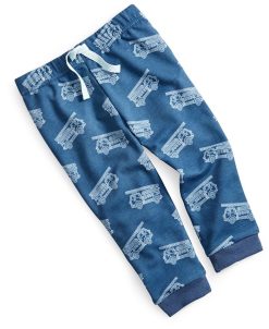 First Impressions Baby Boys Fire Truck Jogger Pants, Created For Macy's