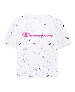 Champion Little Girls Paint Splatter All Over Print Boxy T-shirt