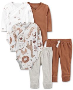 Carter's™ Baby Boys Or Baby Girls Side Snap Bodysuits And Pants Separates