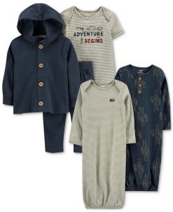 Carter's™ Baby Boys Cardigan Set & Sleep Gowns Separates