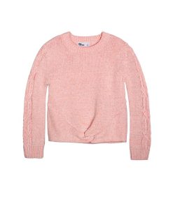 Epic Threads Girls Twist-Front Crewneck Sweater, Created For Macy's