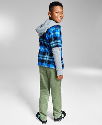 Big Boys Cotton Flannel Jacket, Created For Macy's Epic Threads Big Boys Cotton Flannel Jacket, Created For Macy's -Carter’s Shop