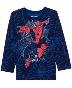 Marvel Hybrid Little Boys Be Spider Amazing Long Sleeve Graphic T-shirt