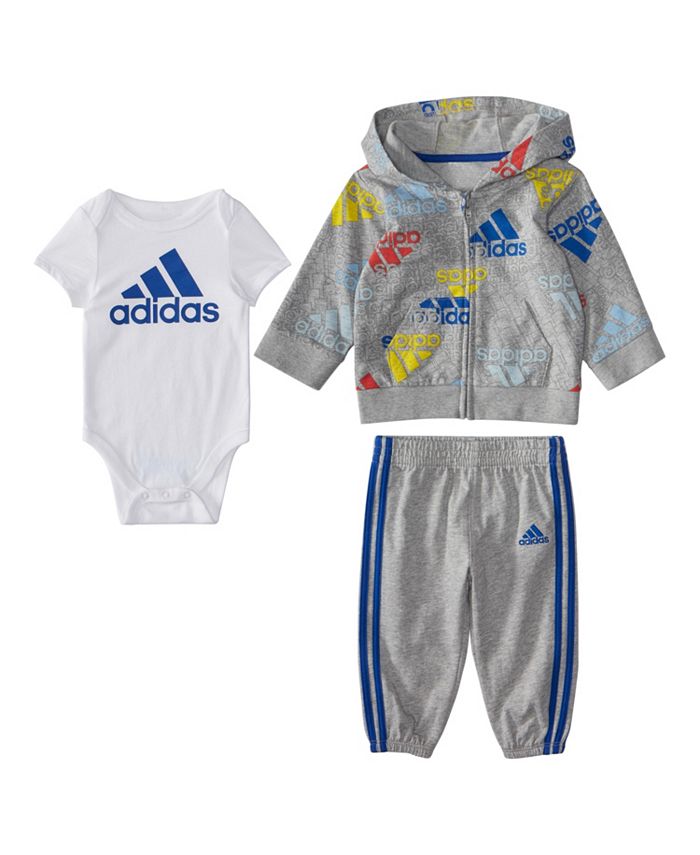 Baby Boys 3-Piece Printed French Terry Jacket Set ADIDAS Baby Boys 3-Piece Printed French Terry Jacket Set -Carter’s Shop